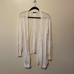 White cardigan